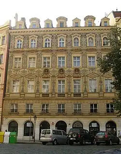 Fasáda domu do Kozí ulice