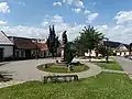 Staré náměstí se sochou Jana Nepomuckého