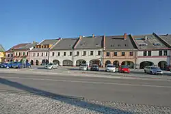 Městské domy na náměstí