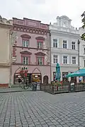 Městský dům, Pernštýnské nám. 61 a 62, Pardubice.JPG