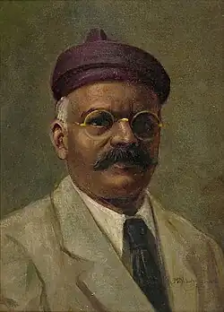 M. V. Dhurandhar, autoportrét, 1928