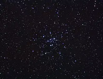 Otevřená hvězdokupa Messier 34. Autor: Ole Nielsen