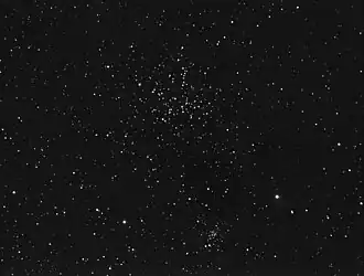Messier 38 na amatérském snímku. Autor: Ole Nielsen