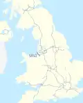 M53 motorway (Great Britain) map