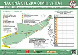 Mapa naučné stezky