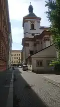 Pohled na kostel Nejsvětější trojice