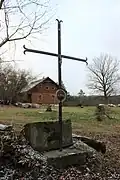 Kortanův kříž poblíž vesnice