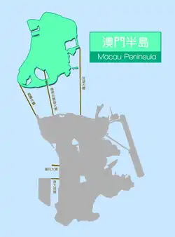 poloostrov Macao