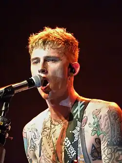 MGK vystupujicí v Summerfest 2018, Milwaukee