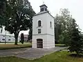 Replika historické zvonice na návsi