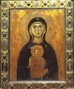 Madonna Nicopeia, bazilika svatého Marka v Benátkách.