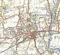 Mapa města (1945)