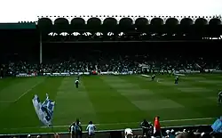 Maine Road při jeho posledním zápase