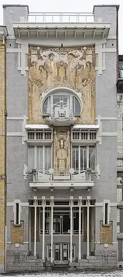 Dům architekta Paula Cauchieho se sgrafitovou výzdobou (1905)