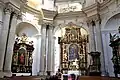Oltáře sv. Josefa a sv. Tekly