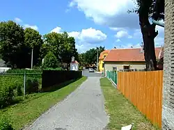 Pohled k návsi