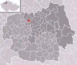 Malíč na mapě