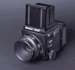 Mamiya RZ67 při ostření