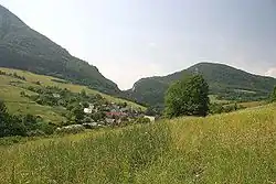 Manínská tiesňava od osady Zaskalie