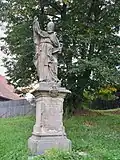 Manětín, socha sv. Vojtěcha.JPG