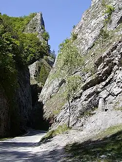 Manínska tiesňava, Strážovské vrchy