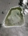 satelitní snímek ostrova Manra