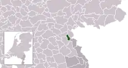 Mook en Middelaar na mapě