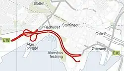 Mapa tunelu