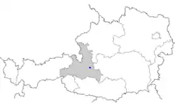Flachau na mapě