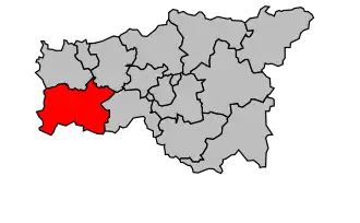 Kanton na mapě arrondissementu Laon