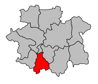 Kanton na mapě arrondissementu Villeneuve-sur-Lot
