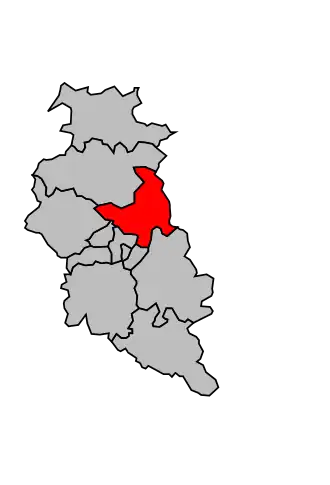 Kanton na mapě arrondissementu Bar-le-Duc