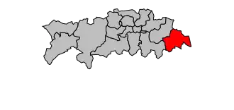 Kanton na mapě arrondissementu Clermont-Ferrand
