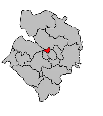 Kanton na mapě arrondissementu Abbeville