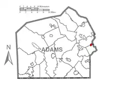 Abbottstown na mapě