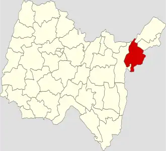 Kanton na mapě departementu Ain