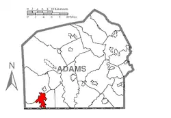 Carroll Valley na mapě