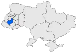 Archieparchie Ivano-Frankivsk na mapě