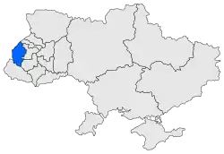 Eparchie Sambir-Drohobyč na mapě