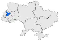 Eparchie stryjská na mapě