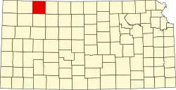 Decatur County na mapě Kansasu