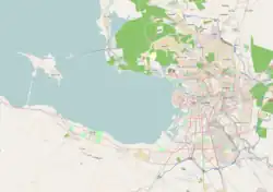 Mapa Něvské zátoky