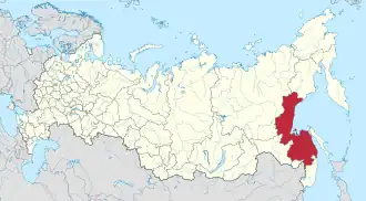 Chabarovsk na mapě