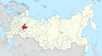 Kirov na mapě