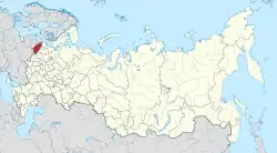 Pskov na mapě