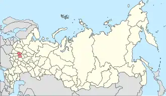 Možajsk na mapě