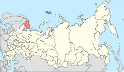 Pečenga na mapě
