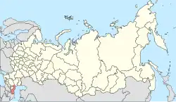 Izberbaš na mapě