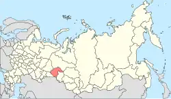 Tobolsk na mapě