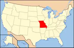 Kansas City na mapě